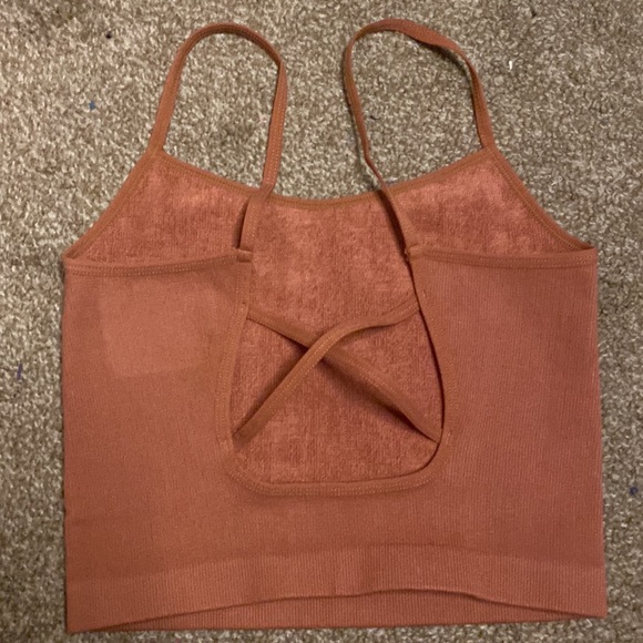 #71  Strappy Back Tank - nutmeg - Picture 7 of 7